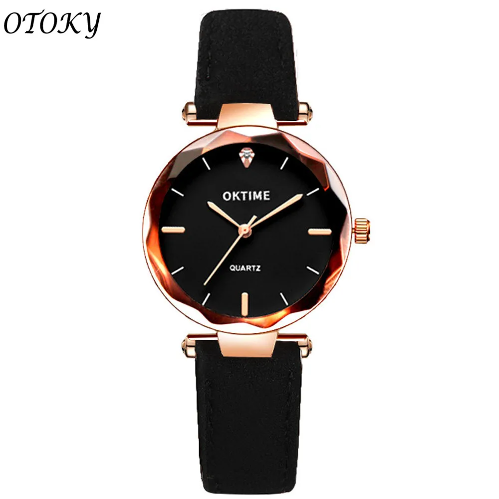 

OTOKY Watches Women Starry Sky Women Retro Design Leather Band Analog Alloy Quartz Wrist Watch Gift reloj mujer relogio feminino