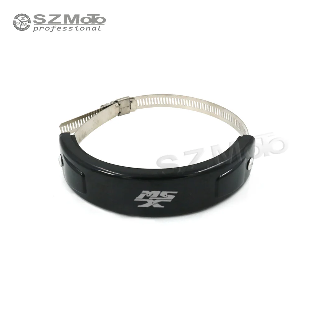 For HONDA MSX 125 Grom/Monkey Silencer Round Oval Exhaust Protector Can Cover SILICONE Motorcycle Scope 100MM-140MM Protect LOGO |