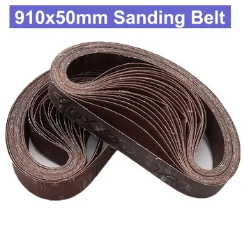 

URANN 5pcs 915*50mm Sanding Belt Woodworking Metal Industry Abrasive Belt Roll Grit 60 80 Angle Grinder Machine Abrasive Tools