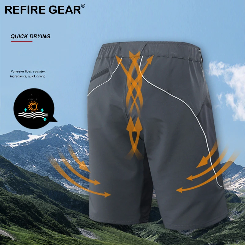ReFire Gear летние уличные спортивные шорты мужские быстросохнущие походные джоггеры