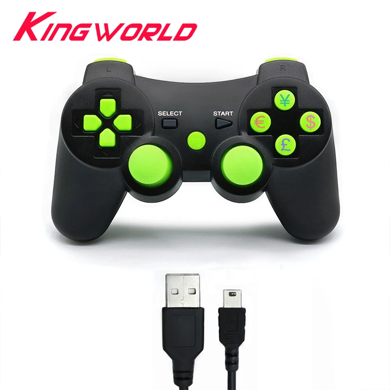 

Wireless Vibration Bluetooth Game Controller Joystick Gamepad For sony playstation 3 for PS3 console with charge cable