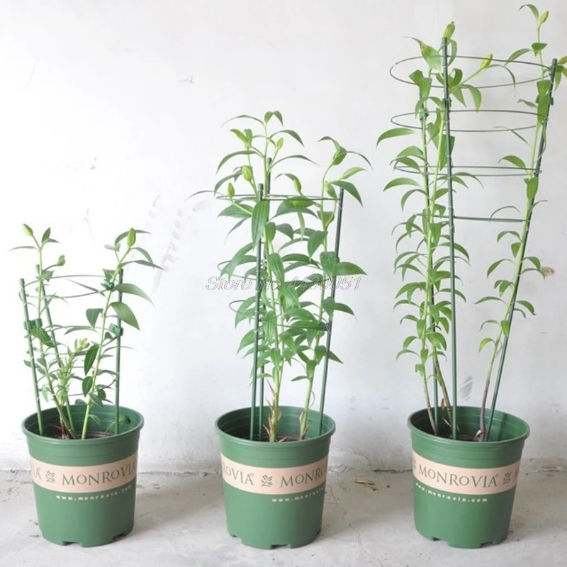 Садовое растение Поддержка вьющиеся растения 45 см 60 см коническая из мешочного тика поддерживающая рама