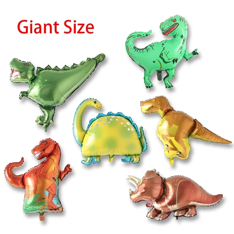 

Big Giant Dinosaur Balloon Baby Shower Mini Head Dinosaurs Balloon Stick Birthday Party Decorations Kids Children Gift