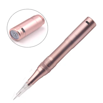 

Microblading rose gold wireless charging eyebrow tattoo permanent makeup machine embroidery cartridge machine