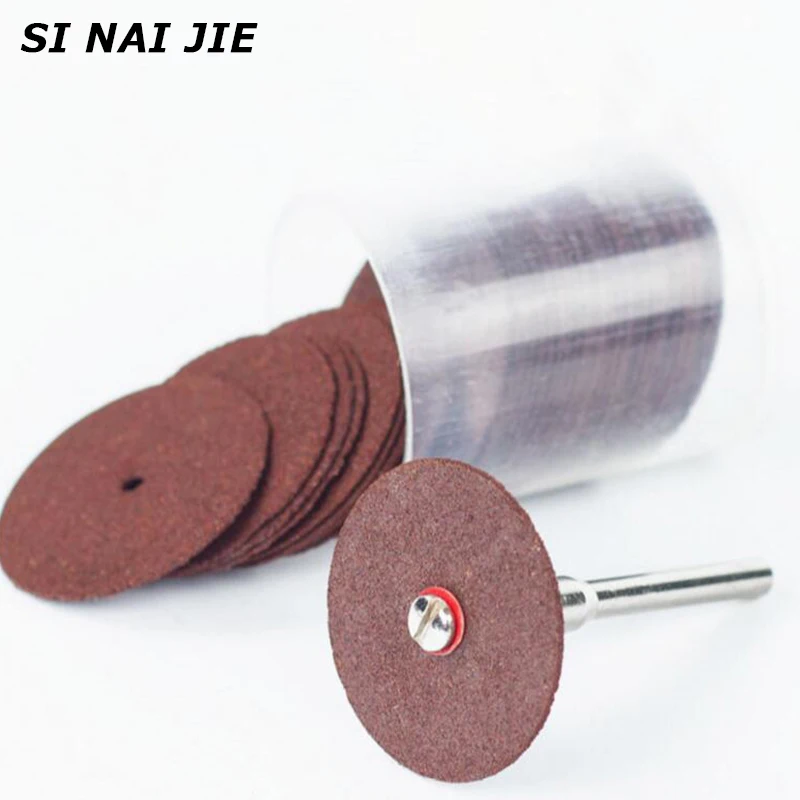 30PC Abrasive Tools Fiberglass Reinforced Cutting Disc Cut Off Wheel with 2 Posts Fit Dremel