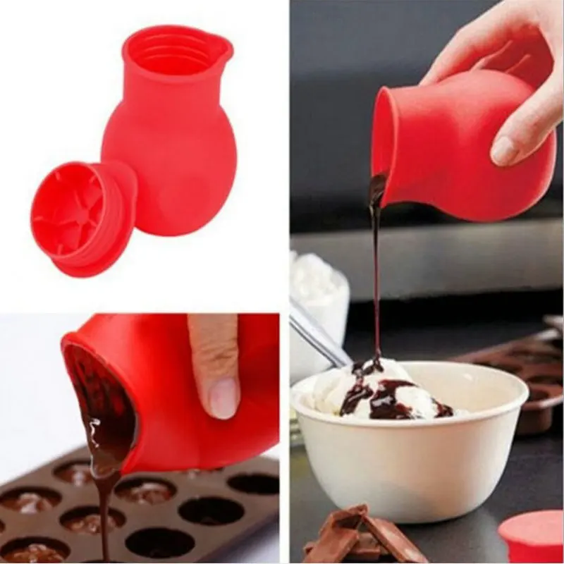 Liquid Chocolate dispensers containers seperaters non stick silicone