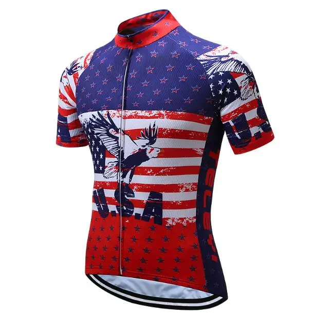 TELEYI Профессиональный командный мужской комплект одежды для велоспорта, мужской костюм с коротким рукавом, велосипедное платье, одежда для велоспорта, Майо, комплект униформы - Цвет: Color 10