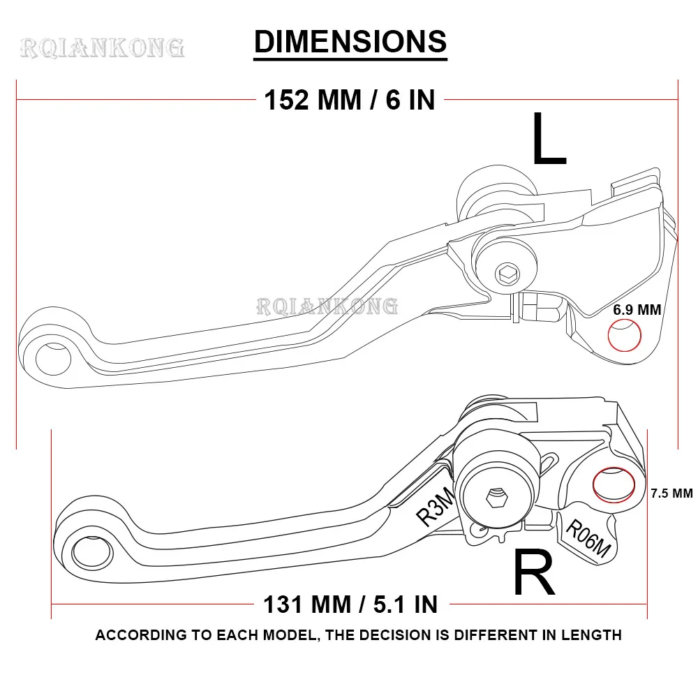 CNC мотоцикл Pivot Байк тормозной рычаг сцепления для шерко SE-R 125 250 300 SEF-R 250 300 450-Мото Аксессуары