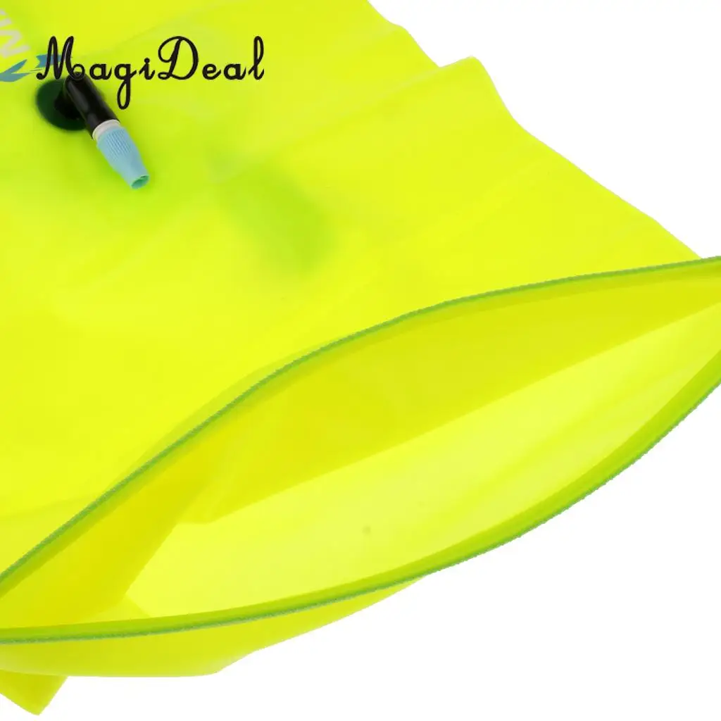 MagiDeal Roll Top Dry Bag Swimming Tow Float Safety Flotation Device For Open Water Swimmers and Triathletes Pool Accessories