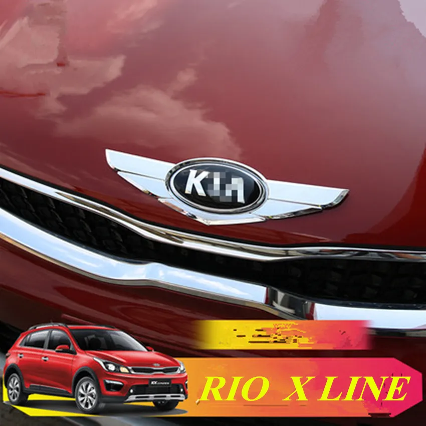 Новинка логотип RIO X LINE 3D наклейка рамка чехол для KIA 2017 2019|Эмблемы| |