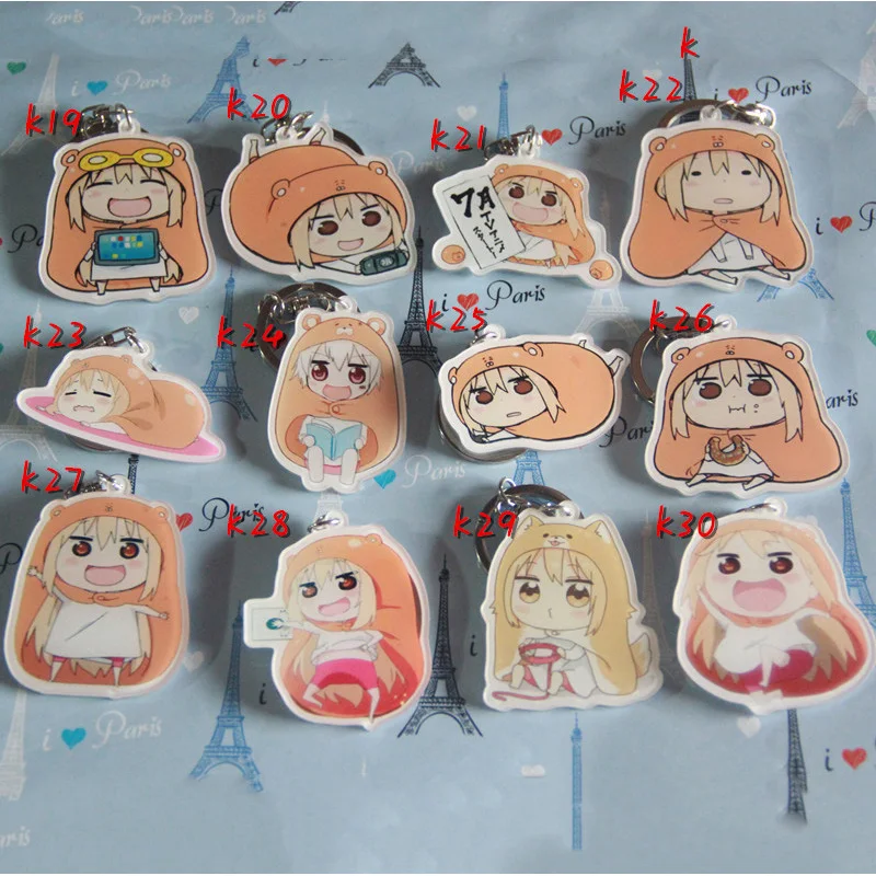 12 шт./компл. OTAKU аниме брелок кулон Umaru Himouto! chan мультипликационный персонаж дома