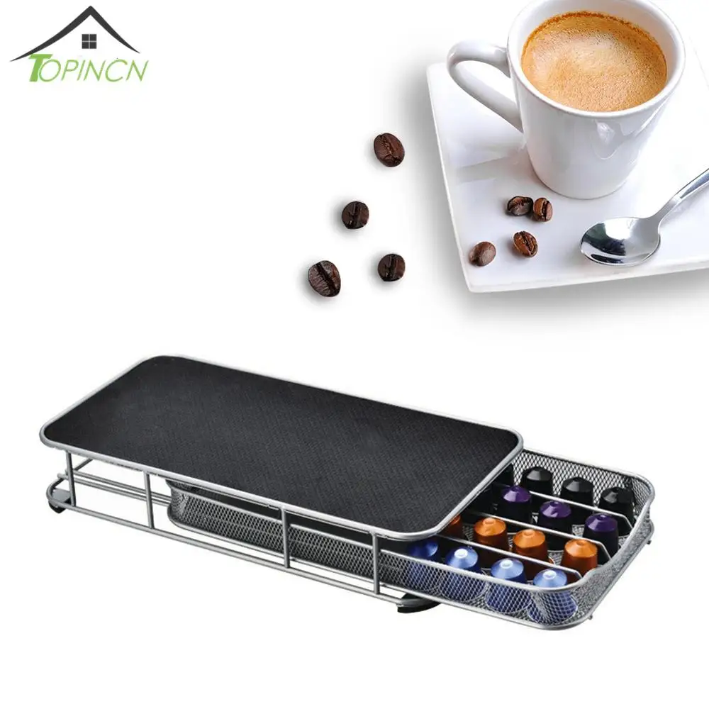 

High Quality Stylish Nespresso Capsule Holder Coffee Pod Storage Stand Rack Fits 40pcs Nespresso Capsules Filter Holder