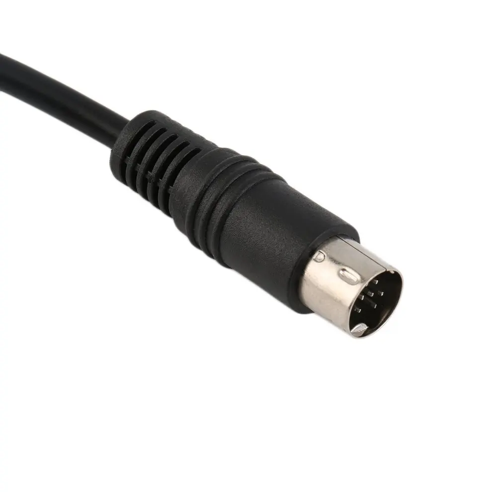 

10PCS Black 9-PIN Mini TO 9-PIN Mini Din Signal Cable For Genesis 2 Scart Cable