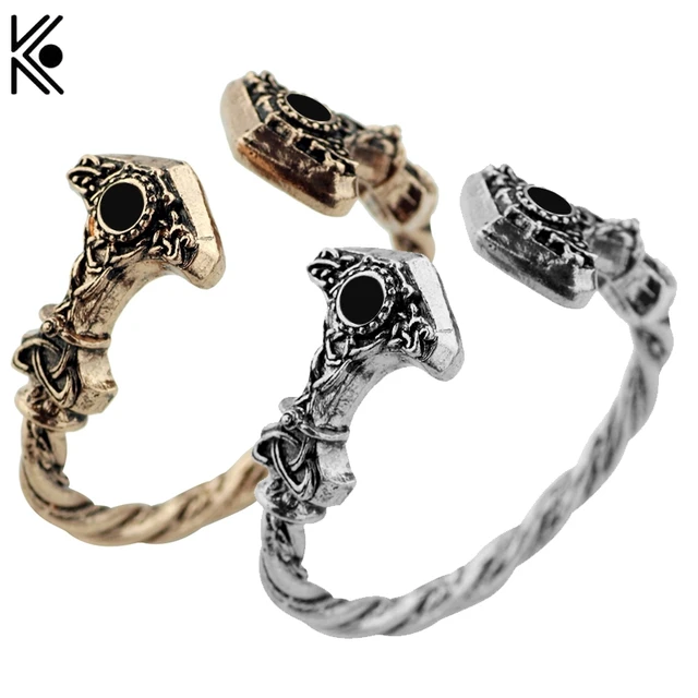 Aliexpress 9 Types Vikings Bracelet Wolf Bracelets 9 Types Vikings Bracelet Wolf Bracelets Bangles Thor S Hammer Punk Vintage Jewelry Adjule Head