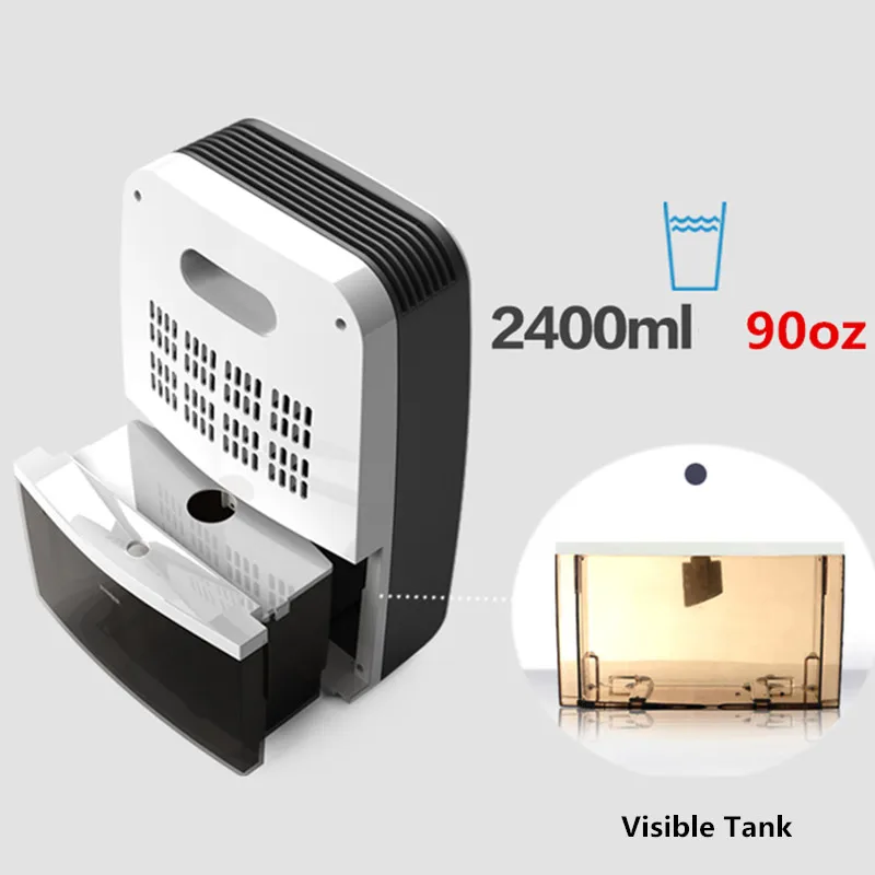 Влагопоглощающий осушитель 62 Вт, осушитель воздуха, очиститель воздуха, дисплей для размораживания, для гардеробной, спальни, гаража, подвала