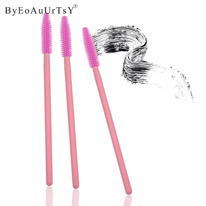 

New 1000PCS Disposable Silicone Eyelash Mascara Wands Brushes Cosmetic Eyelash Extension Applicators Professional Makeup Tool