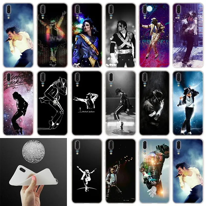 

Michael Jackson dancing king Soft Silicone Phone Case For Huawei P30 P20 P30Pro P10 P9 P8 Lite 2017 P samrt 2019 Plus Cover