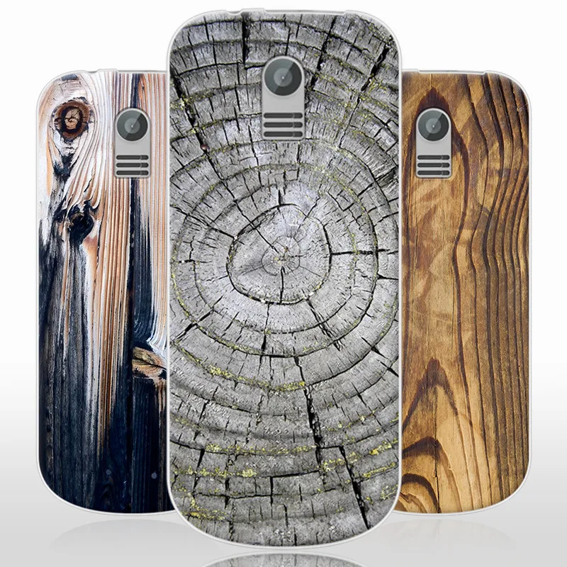 Для Nokia 130 purecolor Марка камня и дерева зерна окрашены Мягкие TPU Shell обложка чехол для
