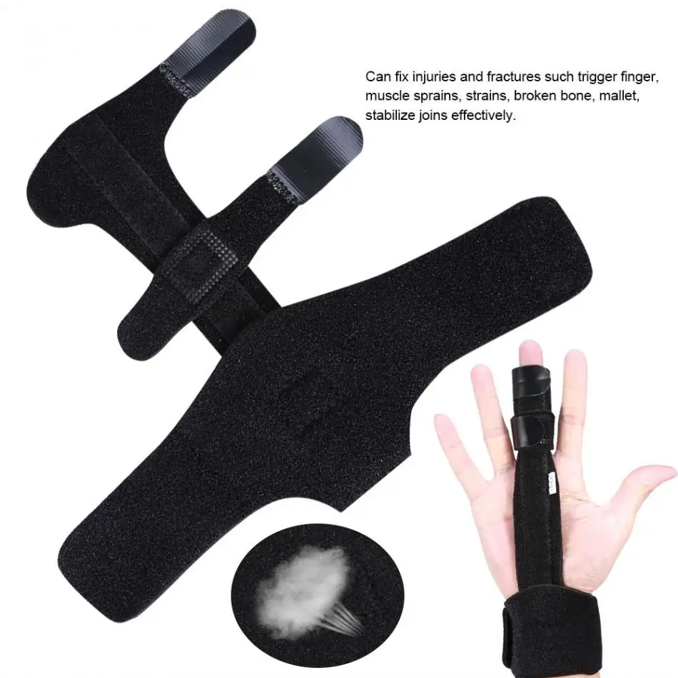 Finger Protector Adjustable Aluminium Finger Splint Hand Support