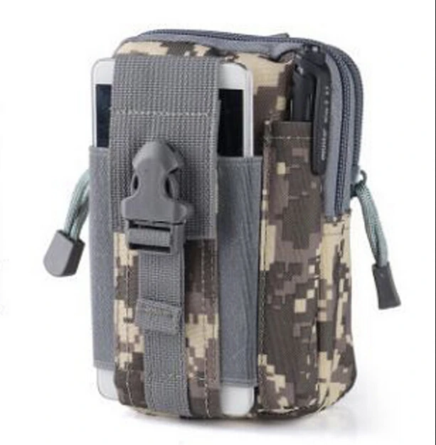 Камуфляжный чехол-органайзер для путешествий, сумка-чехол, тактический поясной ремень, поясная сумка, военная поясная сумка, карманный контейнер для телефона - Цвет: D