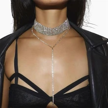 2017 Многослойные T Логан Ключицы Горный Хрусталь Crystal Choker Ожерелье Горячая Воротник Себе Ожерелье Ювелирных Изделий Для Женщин Аксессуары