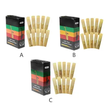 

10pcs Bb Tenor Saxophone Reeds Strength 2 2.5 3 Sax Woodwind Instrument Parts