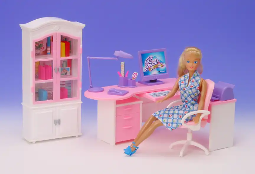 barbie desk set