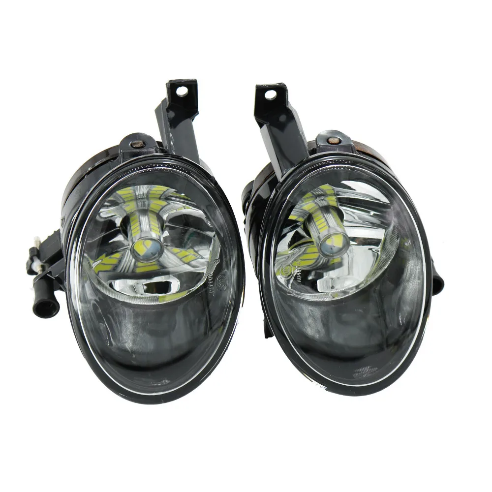 2Pcs LED Light For VW Touran MK2 Facelift 2011 2012 2013 2014 2015 Front LED Fog Light Fog Lamp