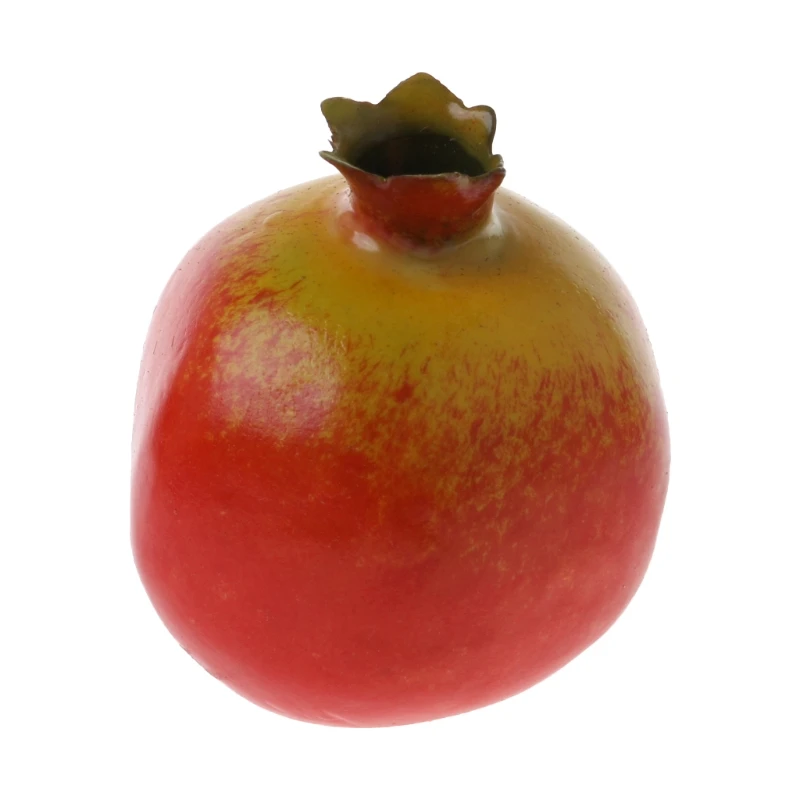 

Hot Sell Lifelike Simulation Artificial Pomegranate Fake Fruit Disply Home Party Decor