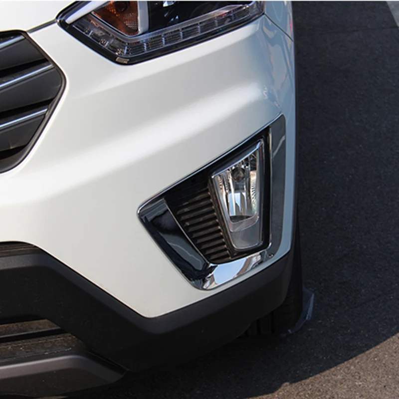 Передние противотуманные светильник для Hyundai Creta IX25 2015 2016 2017 ABS Chrome отделка