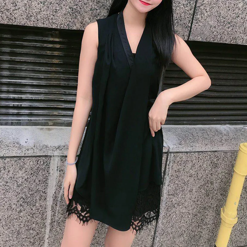 Женский комплект из двух предметов INDRESSME вечерние жевные шорты без рукавов с V