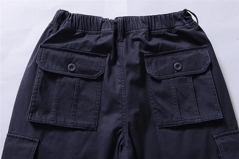 Cargo Pants PERFWEED Men Clothing Cargo Military Army Pants Multi-Pockets Decoration Casual Male Autumn Spring Straight Gray Pants