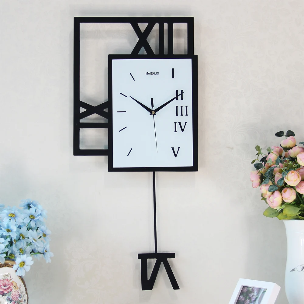 

Fashion wall clock swing clock modern decoration clocks pocket watch personalized electronic clock