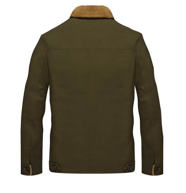 Новая мужская куртка с меховым воротником зимняя плюс бархатная подкладка теплая армейская тактическая куртка Мужская s Air Force Pilot MA1