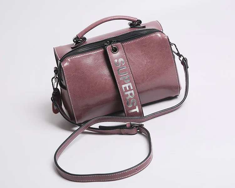 Nuleez женская сумка из натуральной кожи с новым широкополосным украшением, модная вместительная сумка для отдыха, новинка