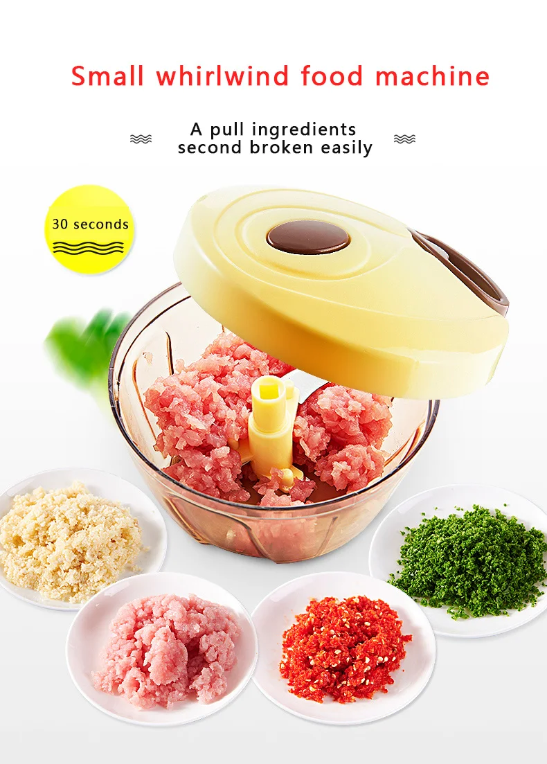 Кухонные инструменты Многофункциональный уничтожитель овощей, ручной шредер для мяса устройство для резки чеснока овощной резки мяса