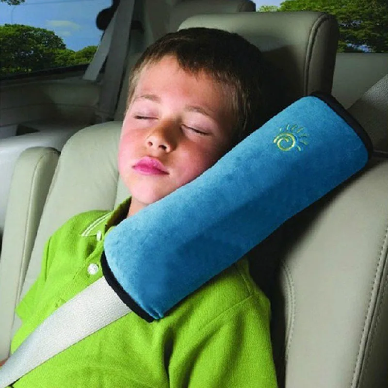 

Details about Kids Car Safety Strap Cover Harness Pillow Shoulder Seat Belt Pad Cushion US Neck Pillow Headrest Car Accessories