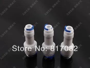 

3PCS Straight quick connect 1/4'' OD Tube Push in X 3/8"OD Tube Push in with Clamp for RO Fittings