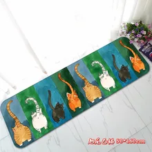 CAMMITEVER Добро пожаловать коврики для ванной с принтом кошек Коврики для спальни коврик для чайного столика двухслойный Противоскользящий Tapete