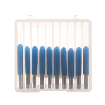 

10pcs 30° 3.175mm Shank Titanium Coated Milling Cutters Carbide PCB Engraving CNC Bit Router Tool