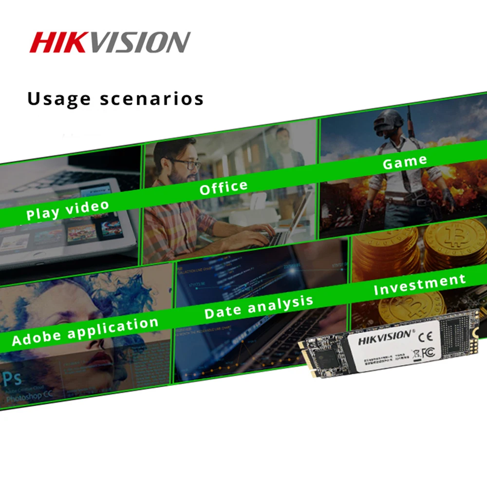HIKVISION M.2 SSD 128 gb 256G SATA3.0 C160N для рабочего ноутбука Твердотельный накопитель Гарантия