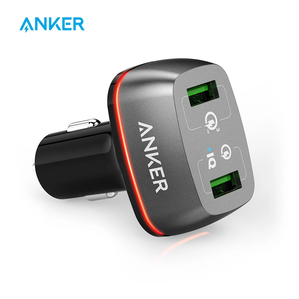 Anker 42W 2Port USB Car Charger Quick Charge 3.0 and 2.0 PowerDrive+ 2