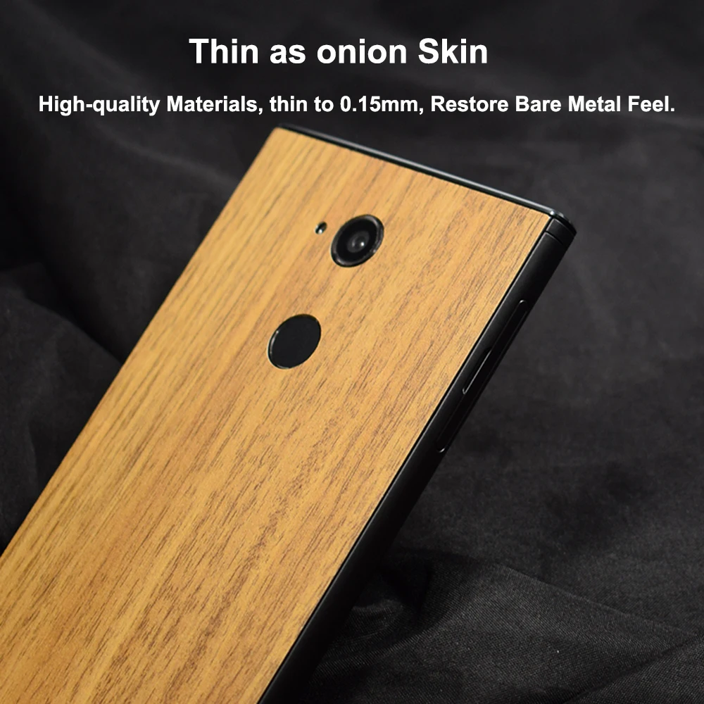 Luxury Wood Skin Back Film For Sony Xperia XA1 XA2 XA2 Ultra XZ2 Back Sticker Protective Film For Sony Xperia XZ2 XA1 XA2Ultra (3)