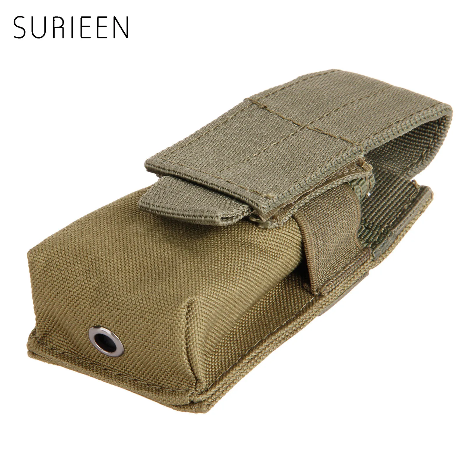 Нейлоновая мини сумка SURIEEN M5 тактическая для фонарика Молле зажимов подсумок