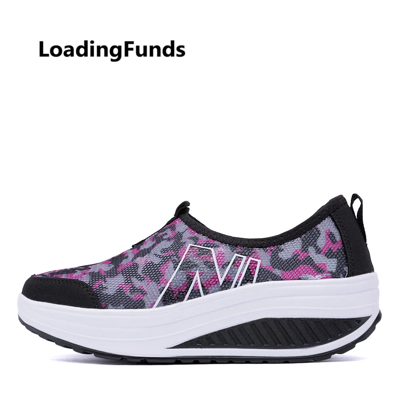 LoadingFunds Women's Sports Flat Platform Walking Shoes Height