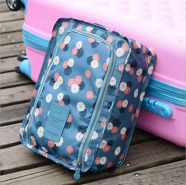 Waterproof Nylon Travel Packing Organizers Portable Shoes Storage ...