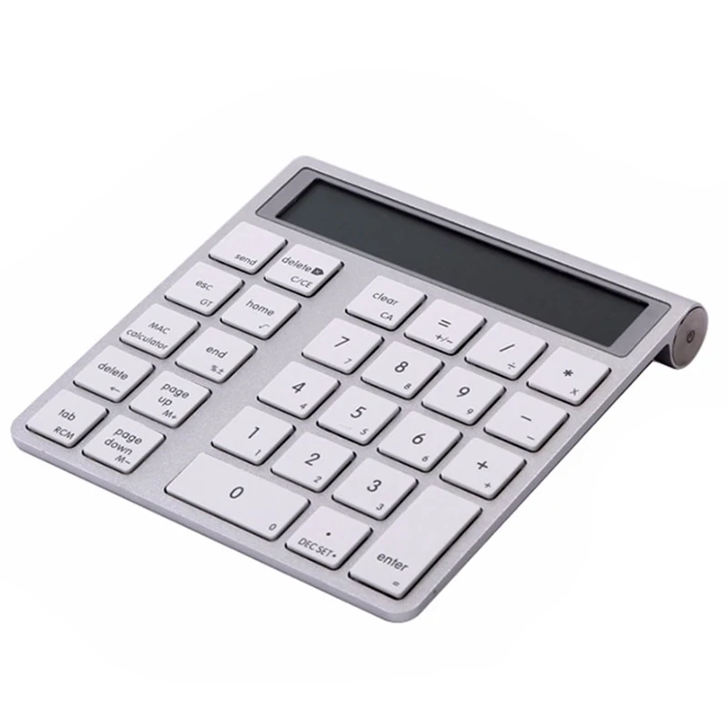 1pcs function 2 in 1 Ultra thin Bluetooth Numeric Keyboard Bluetooth 3.0 Calculator for Laptop