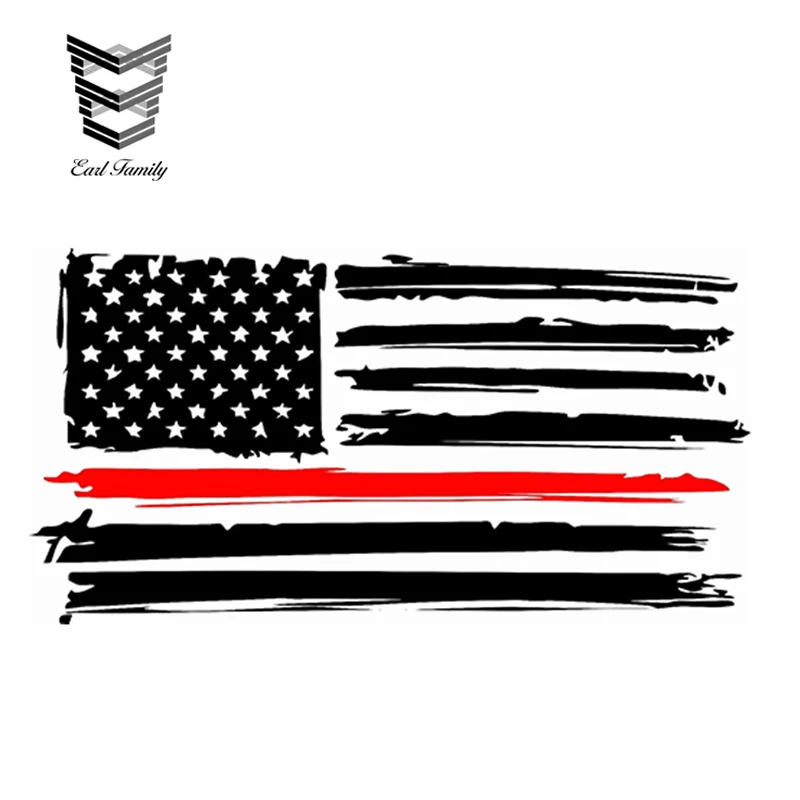 New Car Window Bumper American Flag United States Flag Style Sticker Decal Bike