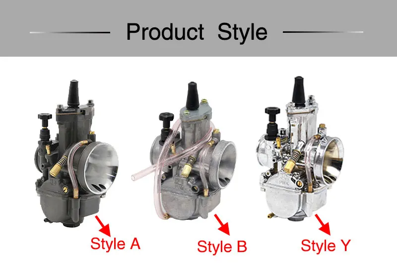 Sclmotos-21 24 26 28 30 32 34 мм Мотоцикл Мотокросс скутера карбюратор PWK Carb с силовой струей Fit 2 T/4 T двигатель мощность гонки