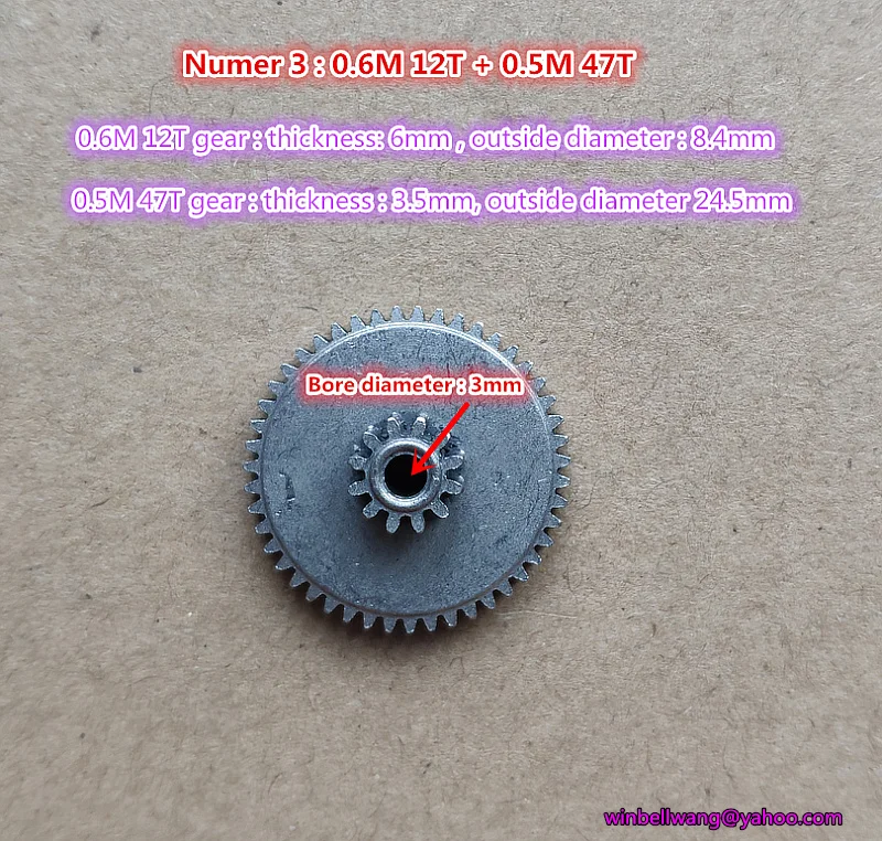 Металлические шестерни 0,5 м 0,6 м 0,8 м Шестерня из легированной стали